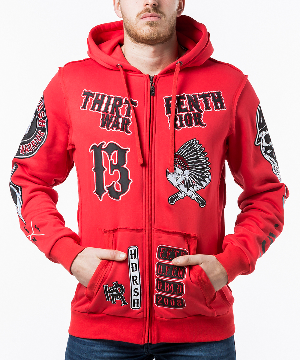 ALEXANDER THE GREAT ZIP-UP HOODIE | Entrepeau du Cuir